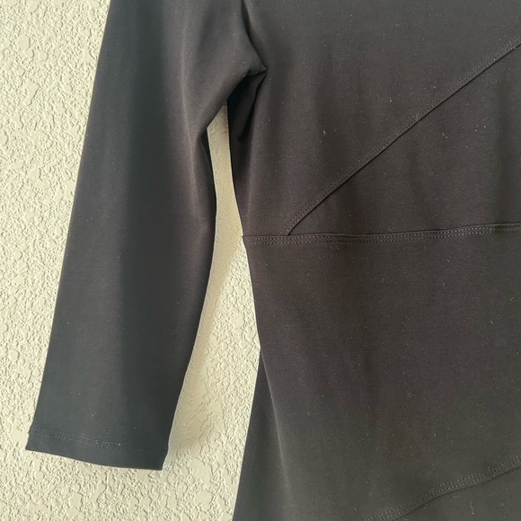 Guess Asymmetrical Open Back Black Blouse Size S - Picture 5 of 7